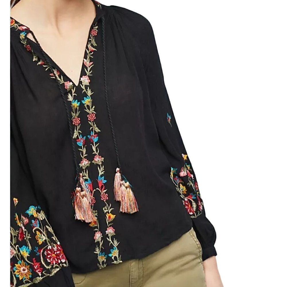 Anthropologie Maeve Lanie Peasant Top Size XS - Picture 2 of 11